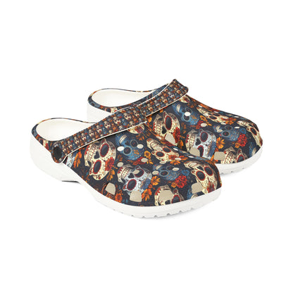 Sugar Skulls & Marigolds Unisex Clogs