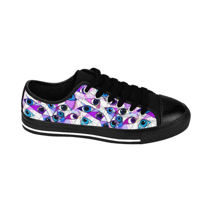 Eye Cubist Art - Women's Classic Low Top Sneakers