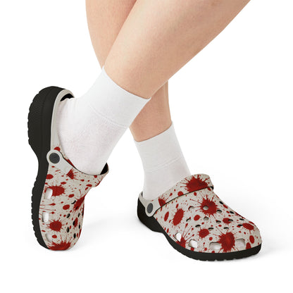 Blood Splattered Clogs