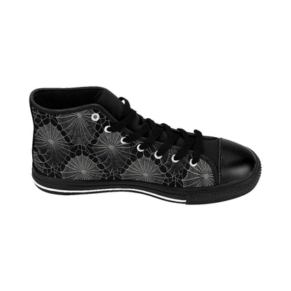 Dark Spiderwebs - Women's Classic High Top Sneakers