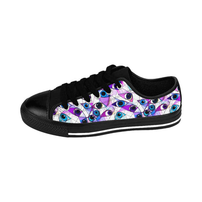 Eye Cubist Art - Women's Classic Low Top Sneakers