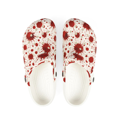 Blood Splattered Clogs