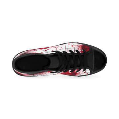 Blood Stained Women's Classic High-Top Sneakers