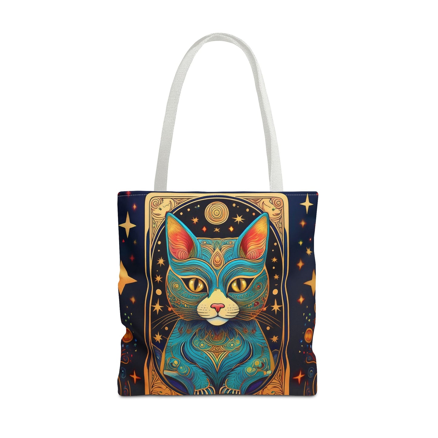 Tarot Style Cat Tote Bag