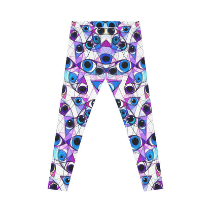 Artsy Cubist Eye Leggings