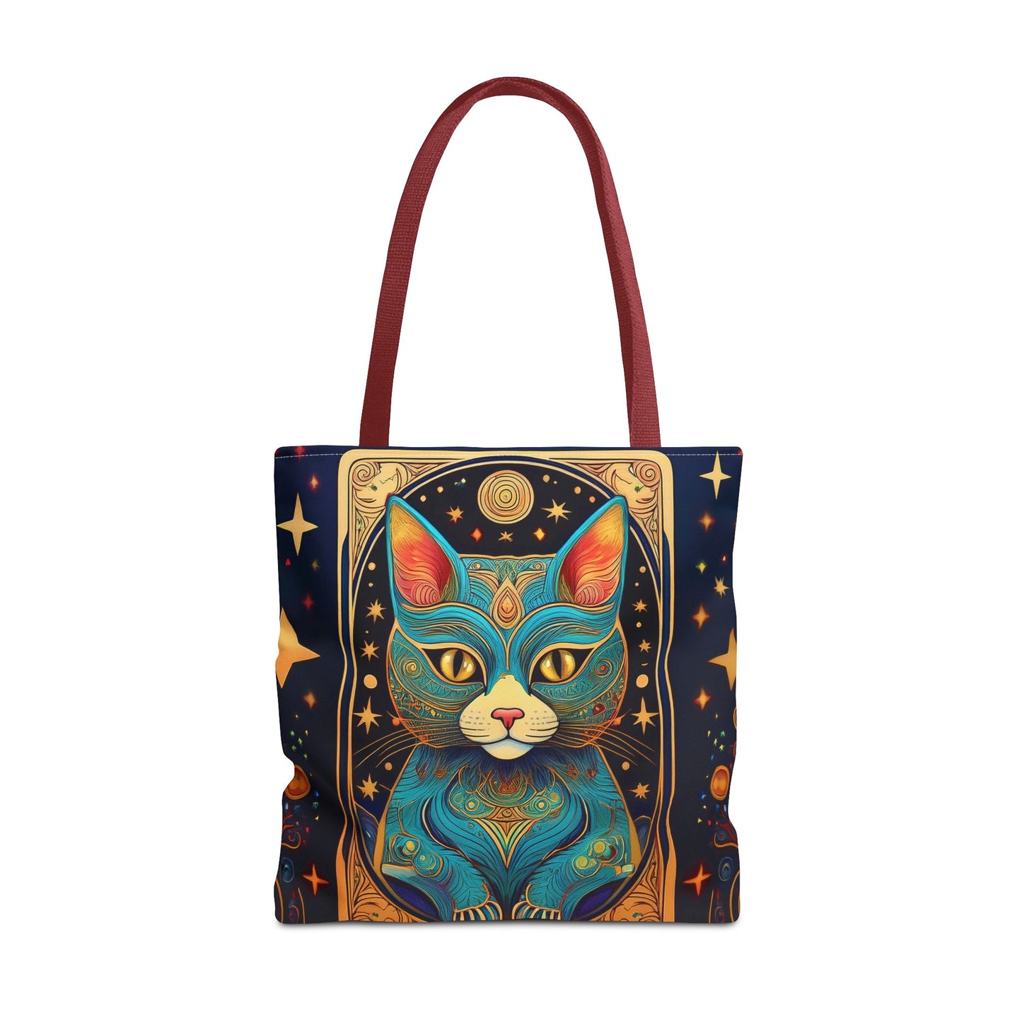Tarot Style Cat Tote Bag