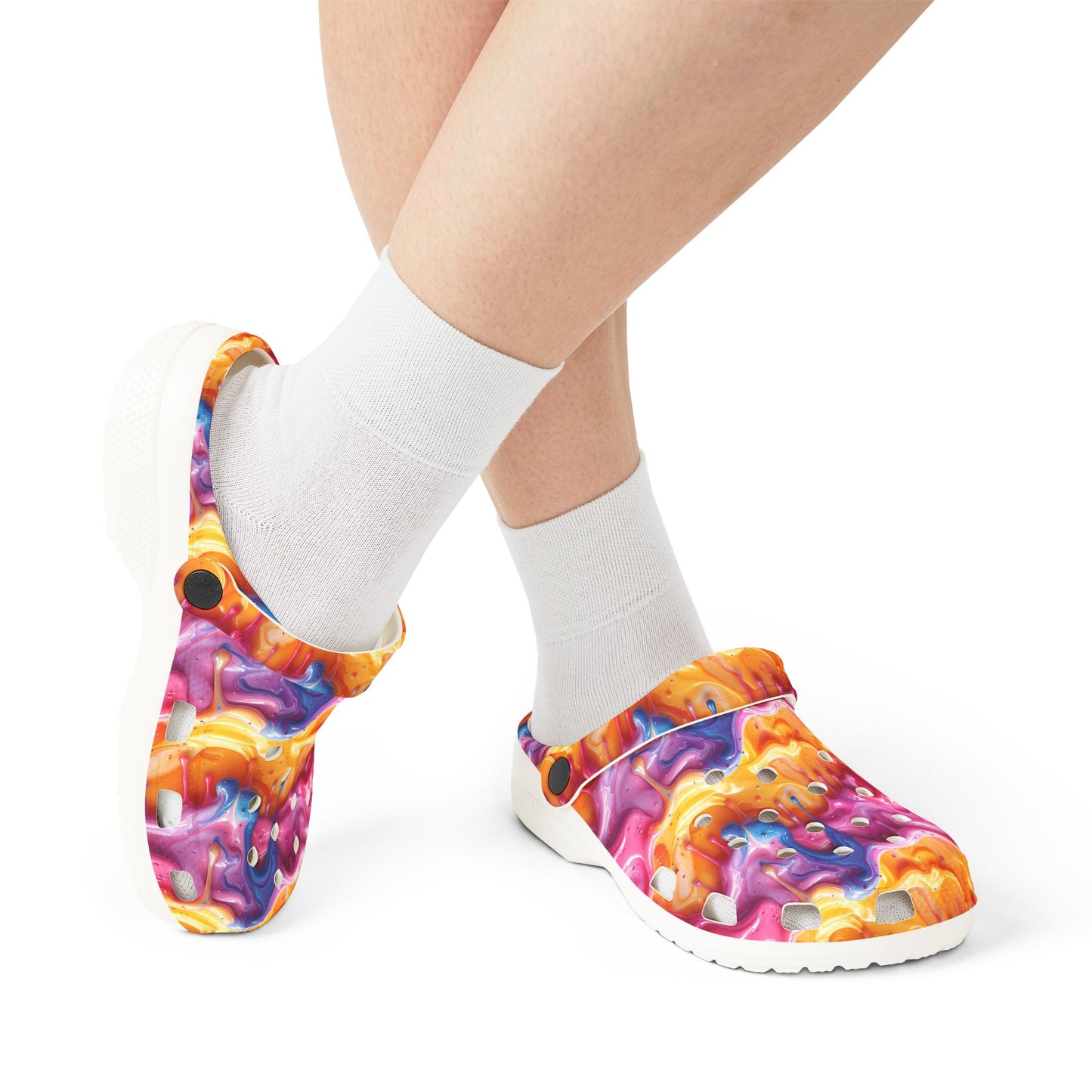 Melted Frosting Unisex Clogs