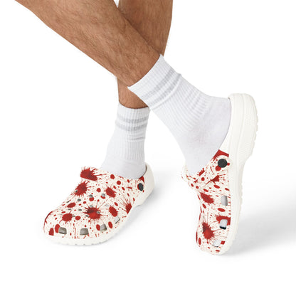 Blood Splattered Clogs
