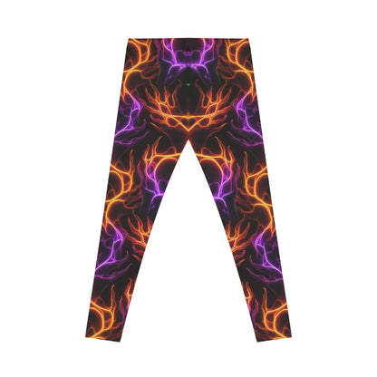 Neon Flame Leggings