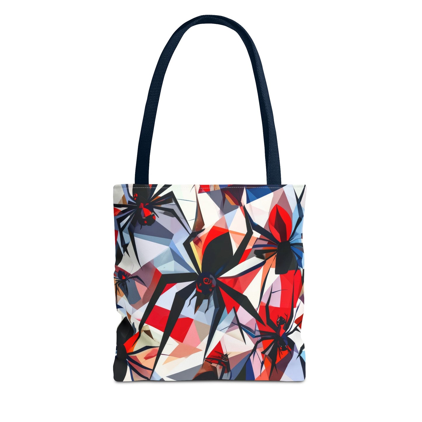 Stained Glass Cubist Style Spider Tote
