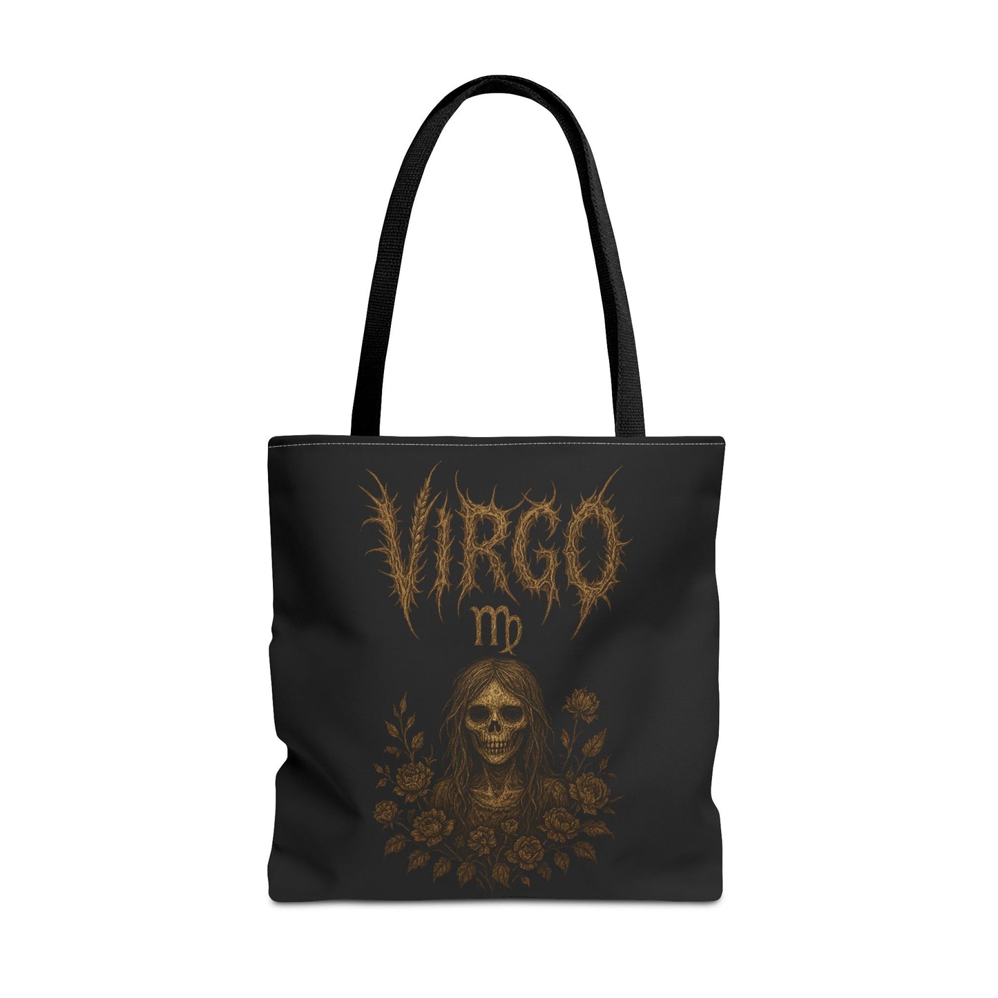 Virgo Zodiac Metal Tote Bag