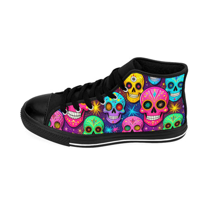 Sugar Skull Dia de los Muertos Classic Sneakers