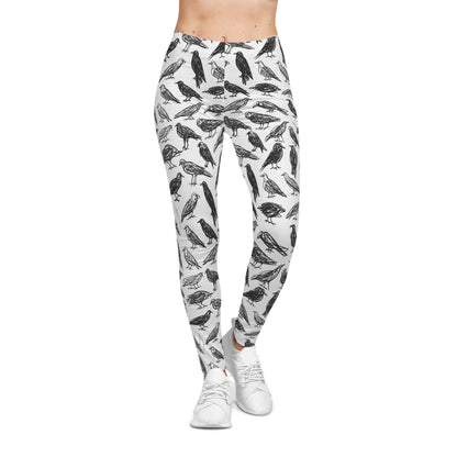 Doodle Raven Leggings