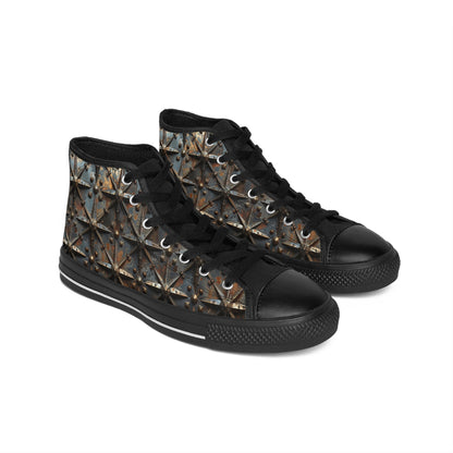 Metal Tiles - Men's Classic High Top Sneakers