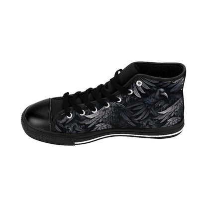 Dark Ravens - Men's Classic High Top Sneakers
