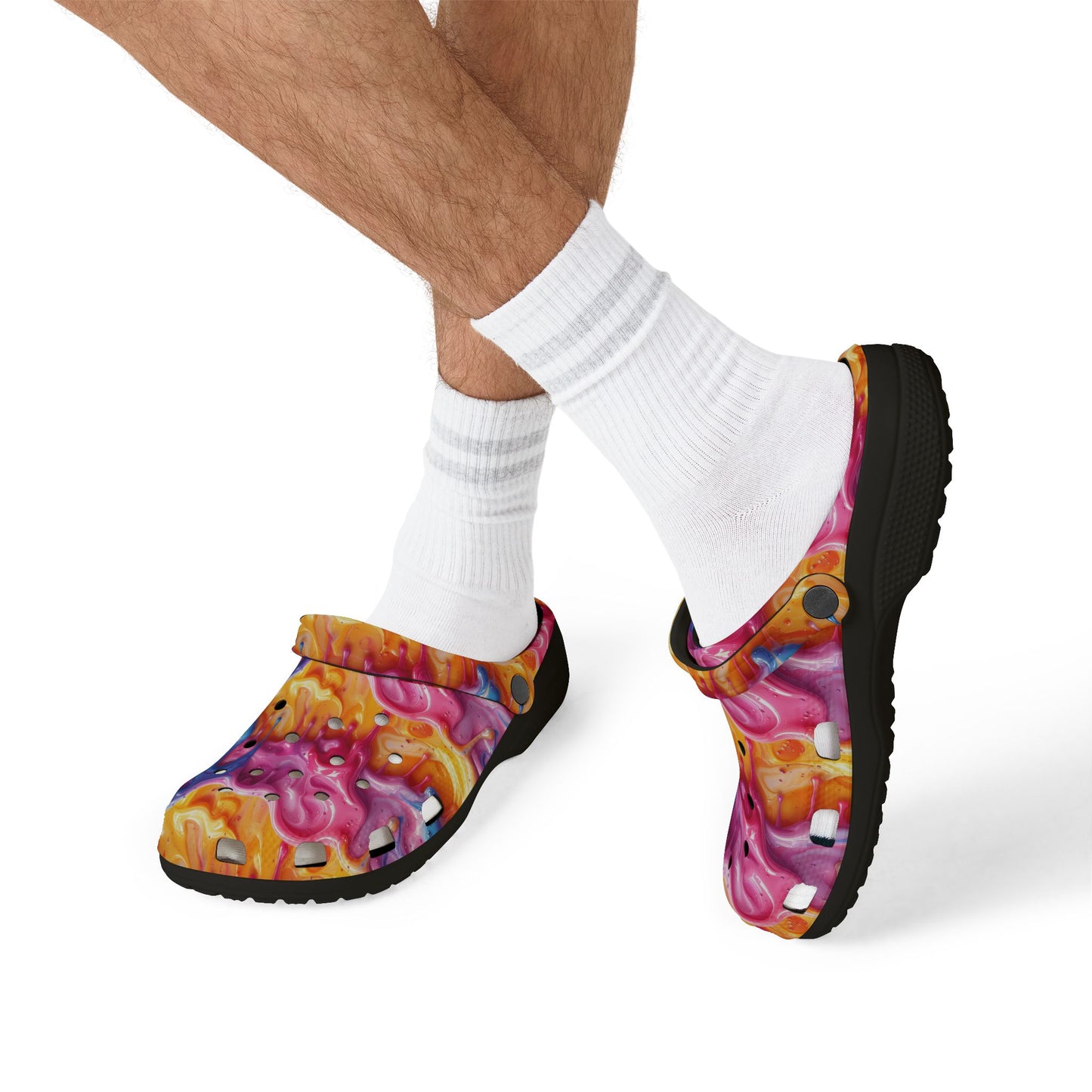 Melted Frosting Unisex Clogs