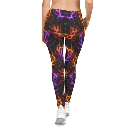 Neon Flame Leggings