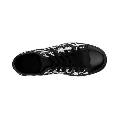 Bat Cubism - Women's Classic Low Top Sneakers