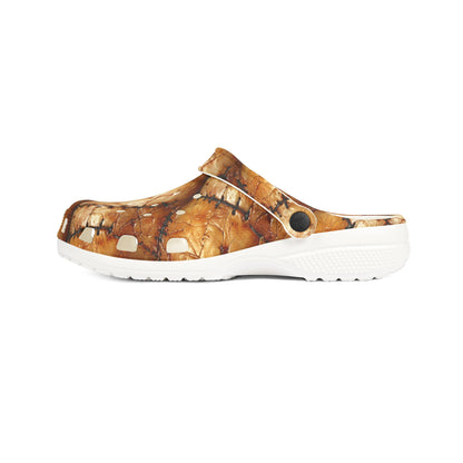 Stitched Flesh Clogs