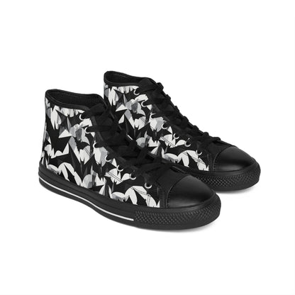 Bat Cubism - Women's Classic High Top Sneakers